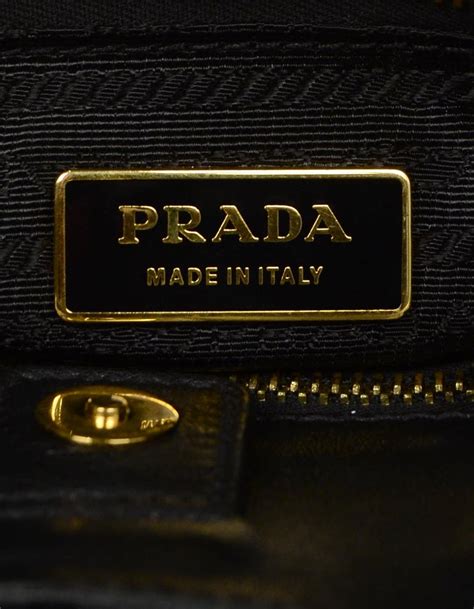 Prada Black Nylon Barolo Pleated Tote Bag 